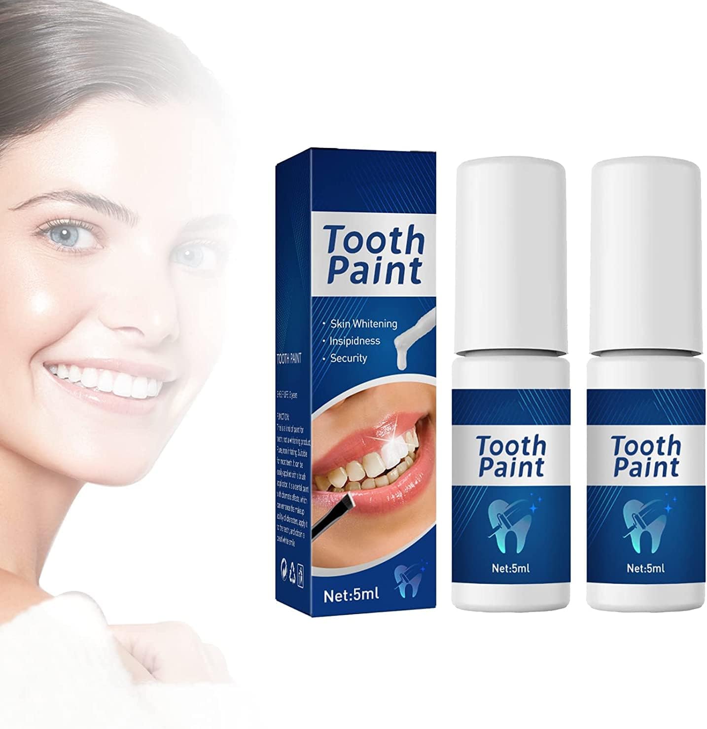 Tooth Paint, Instant Whitening Paint for Teeth, Tooth