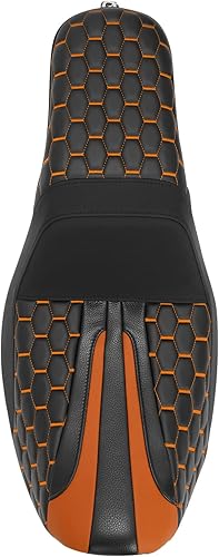 Vista 18 de Asiento de motocicleta para conductor y pasajero, apto para Harley Dyna Wide Glide Low Rider Street Bob Fat Bob FXDF Super Glide Custom FXDC