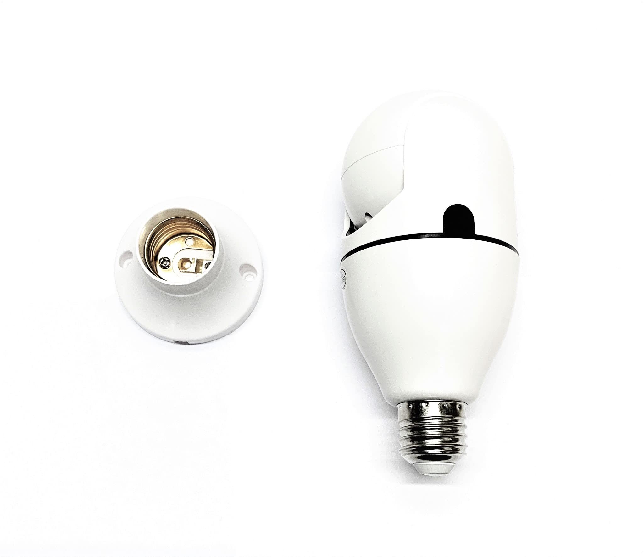 tempo di saldi Paire De Caméras Ampoule Smart WiFi HD 360° Vidéo Surveillance Nocturne