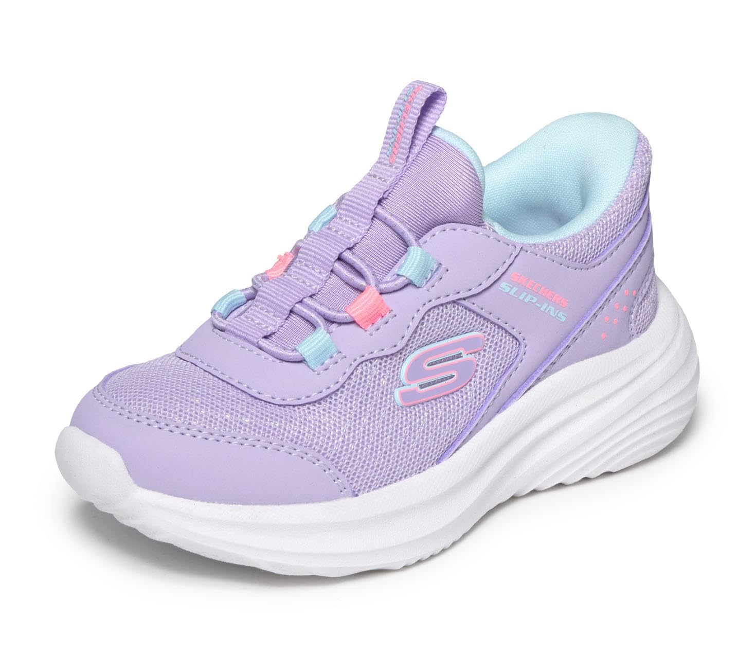 Skechers Girl's Bounder Pro Sneakers, Purple, 9.5 UK Child