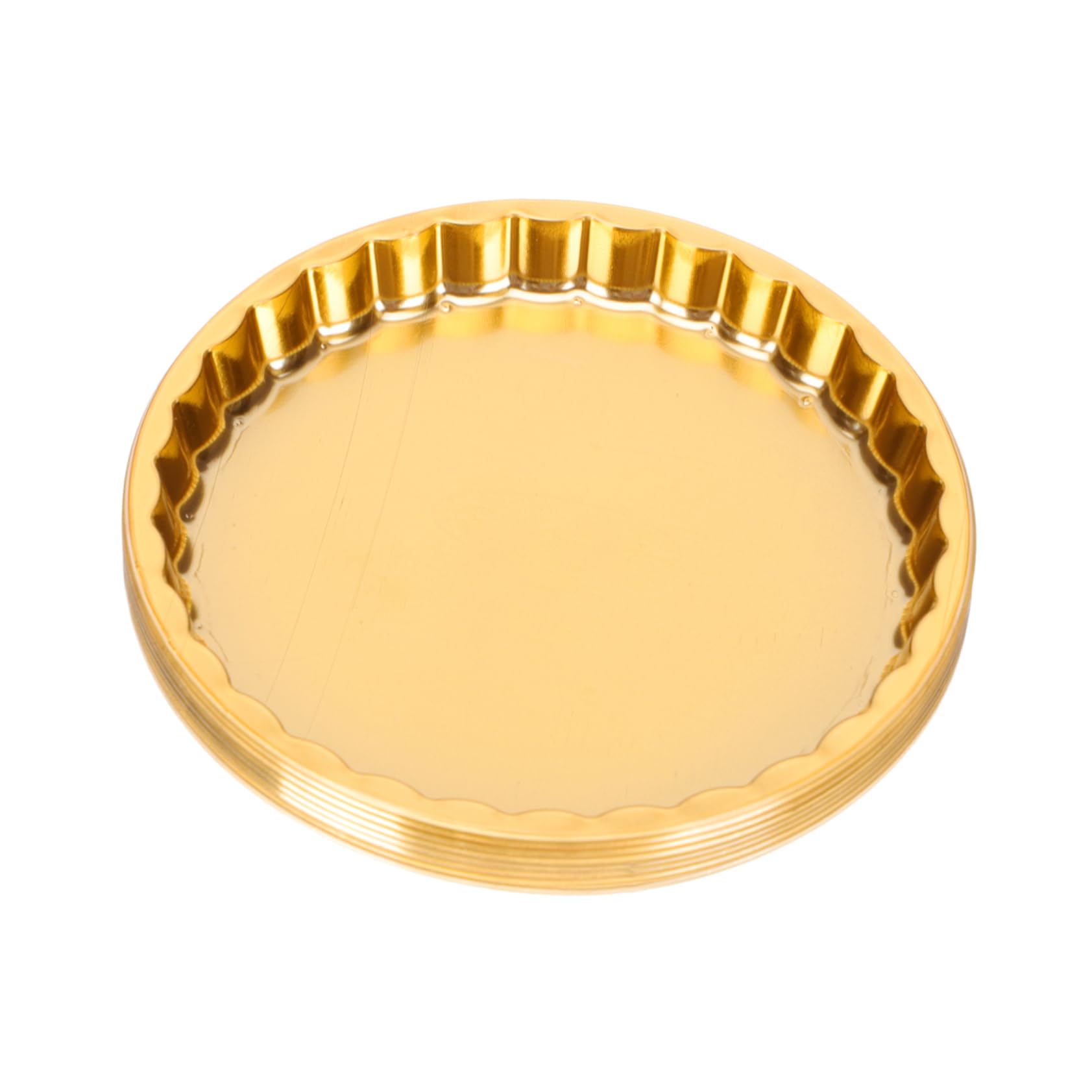 SOLUSTRE 20Pcs Round Cake Cushion Sturdy Dessert Base Trays for Elegant Presentation Food Grade Pet Material for Bakeries Weddings Birthdays and Parties