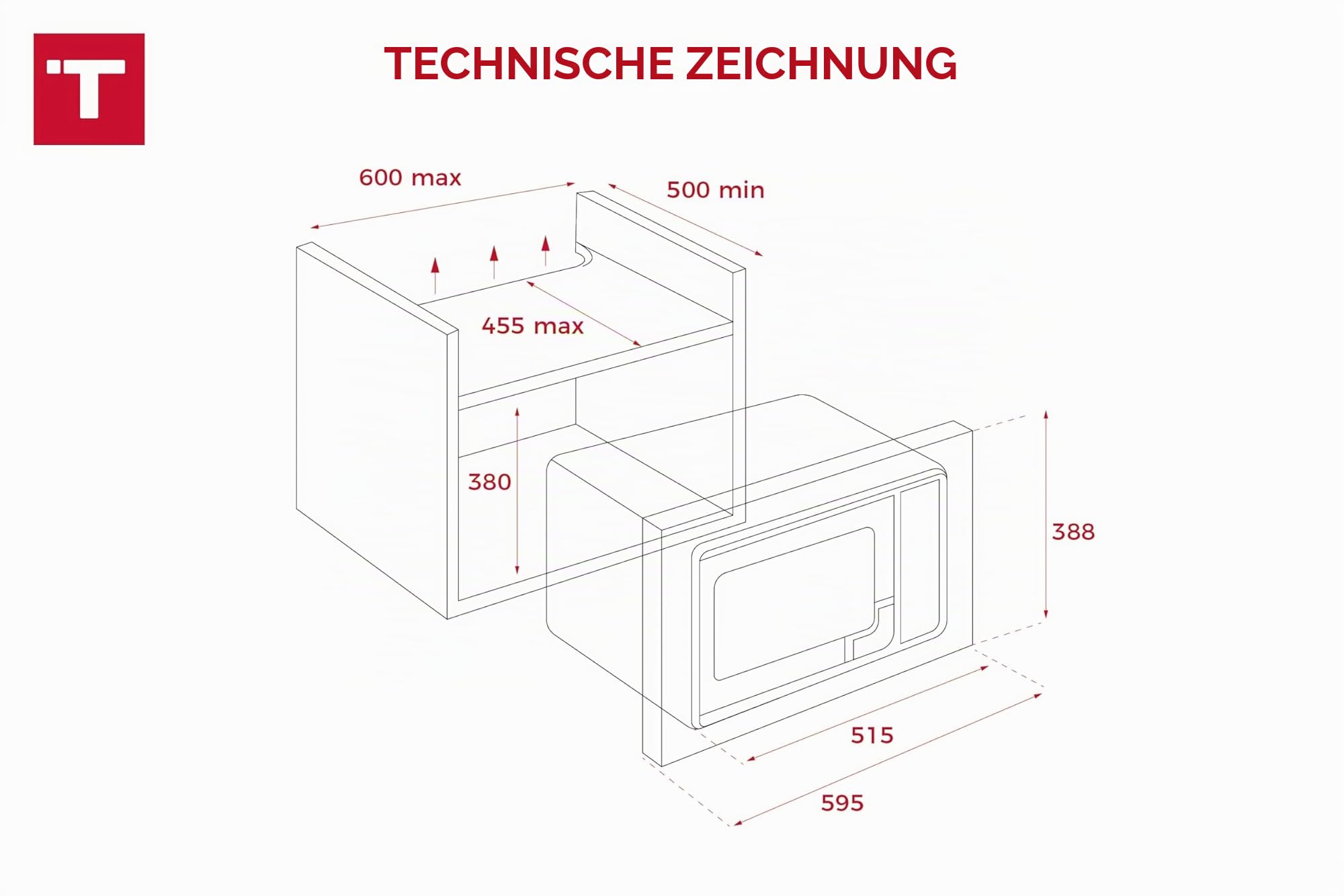 MICRO. TEKA MWE255FI 25/L C/GRILL INT. INOX/ANTI.