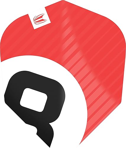 Miniatura 3 de Target Darts Chicane Design - Juego de 3 vuelos de dardos Pro Ultra Red No.6, 9 pulgadas en total