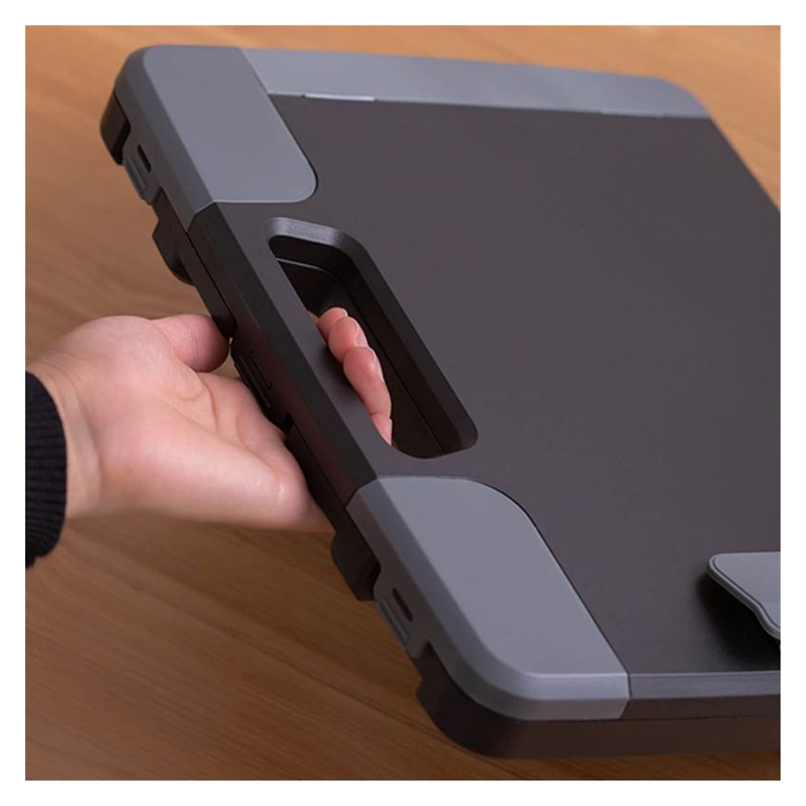 Folder na dokumenty, przenośny organizer na dokumenty, organizer z kalkulatorem, wielofunkcyjny uchwyt, materiały biurowe, organizer na dokumenty