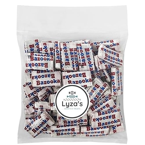 Bazooka Original Bubble Gum, bolsa a granel de 14 onzas (con cómic dentro de cada envoltura) por Lyza's Sweets & Treats