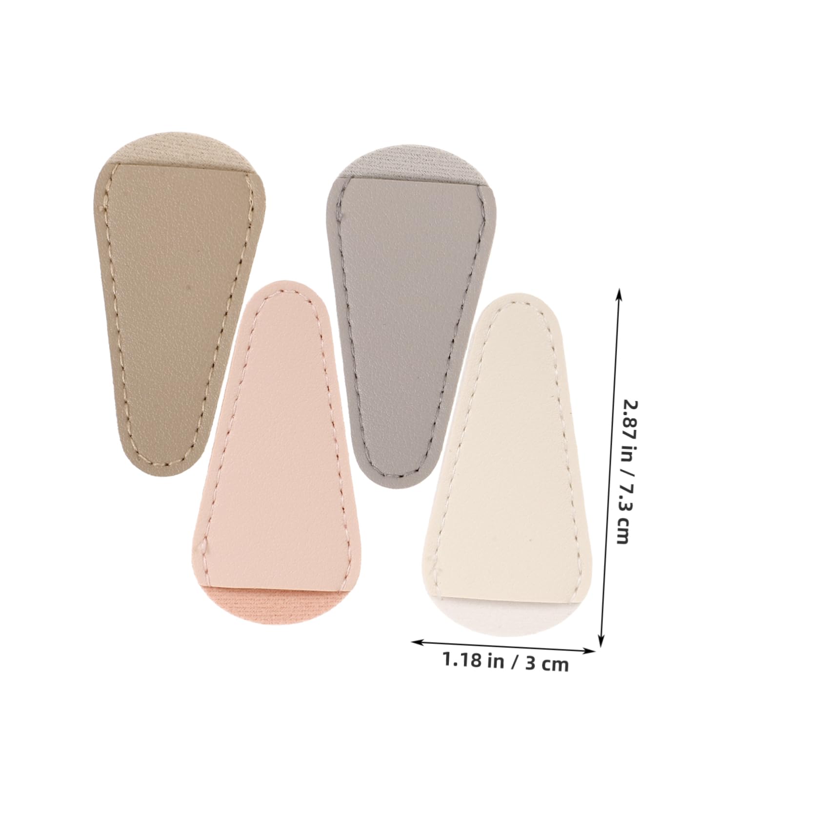 VALICLUD 5 Set Kit Manicure Nipper Manica Della Cuticola Professionale Copertura Protettiva Per Pinze Per Cuticole Copertura Delle Pinzette Per Cuticole Pelle Sintetica 4 Pezzi*5