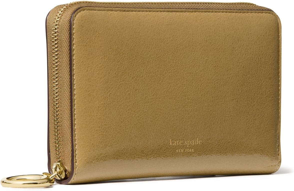 kate spade new york Halo Glazed Leather Medium Zip Around Wallet - Image 3