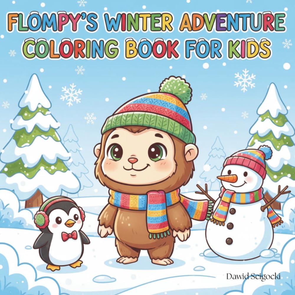 Flompy's Winter Adventure Coloring Book for Kids (Flompy's Adventures)