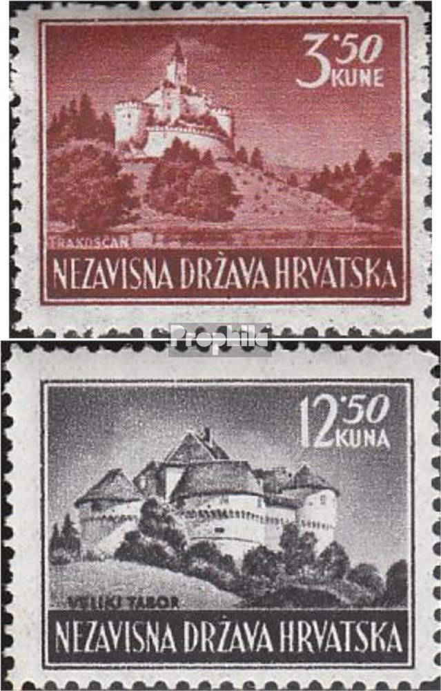 25 timbres Croatie avant 1945 - Trésor du Patrimoine