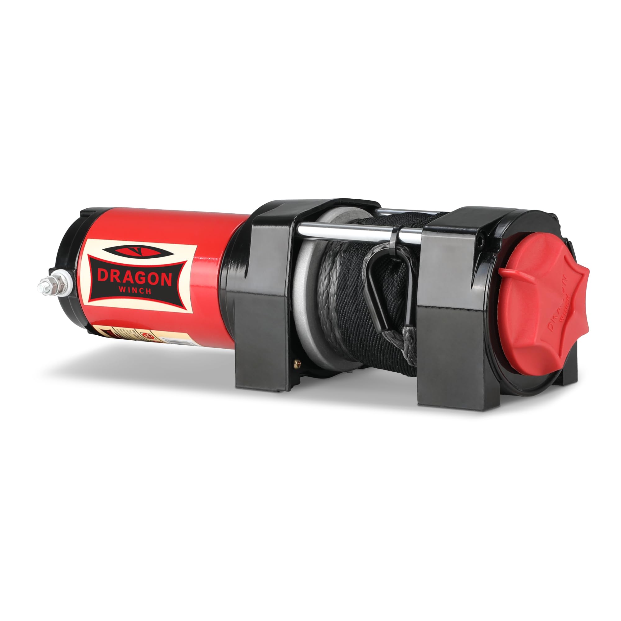 Verricello Elettrico 12V 4000 lbs / 1814 kg DRAGON WINCH Maverick Serie – Argano Elettrico potente 1,6 CV, Cavo in Sintetico 15m per Quad, ATV, UTV, Aratri | Telecomando Senza Fili e Accessori Inclusi
