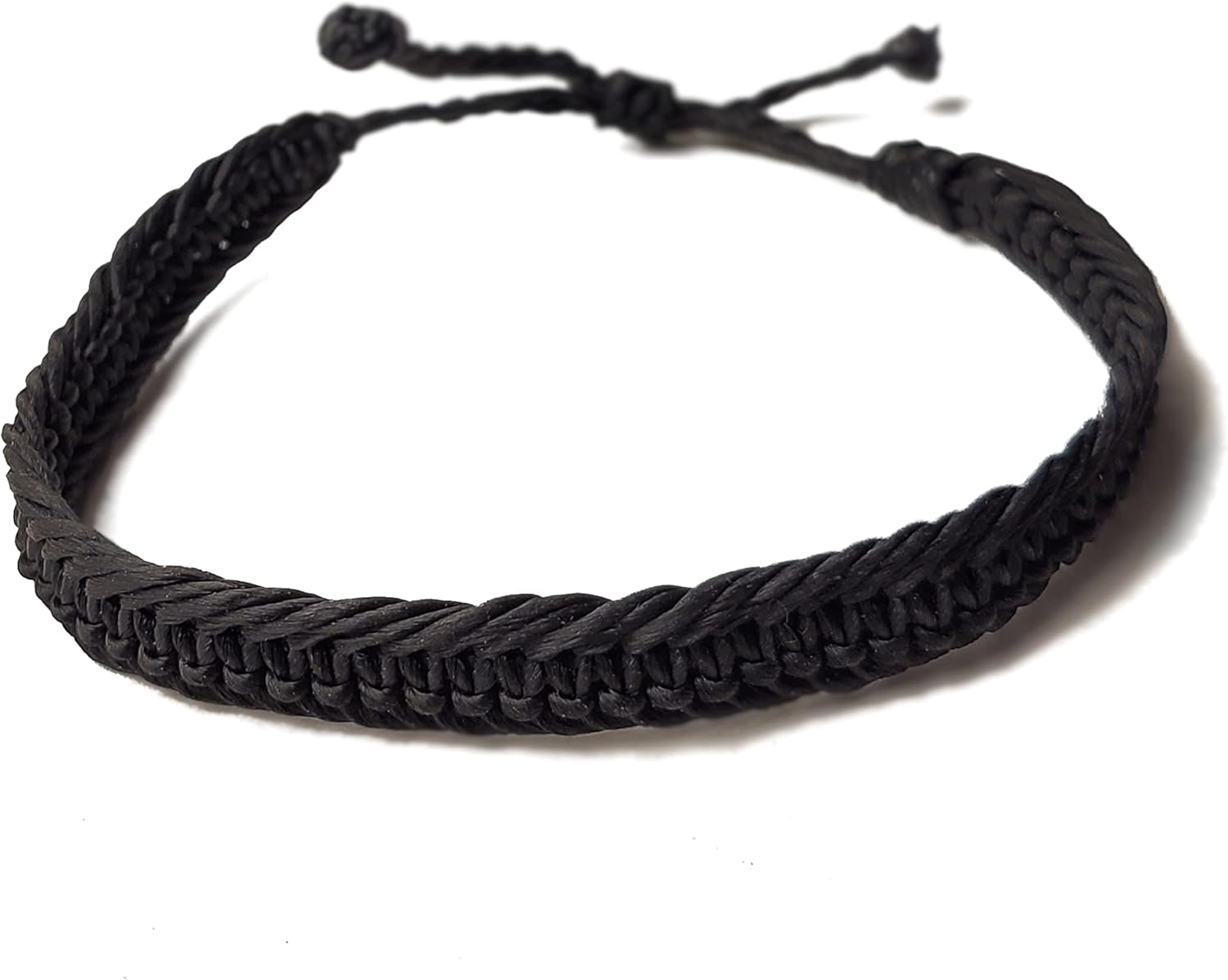 Surfer Bracelet Wide Braid Handmade Stackable Wrap Bracelet for Women and Men. "Wide Braid Bracelet" by ORRAWAN