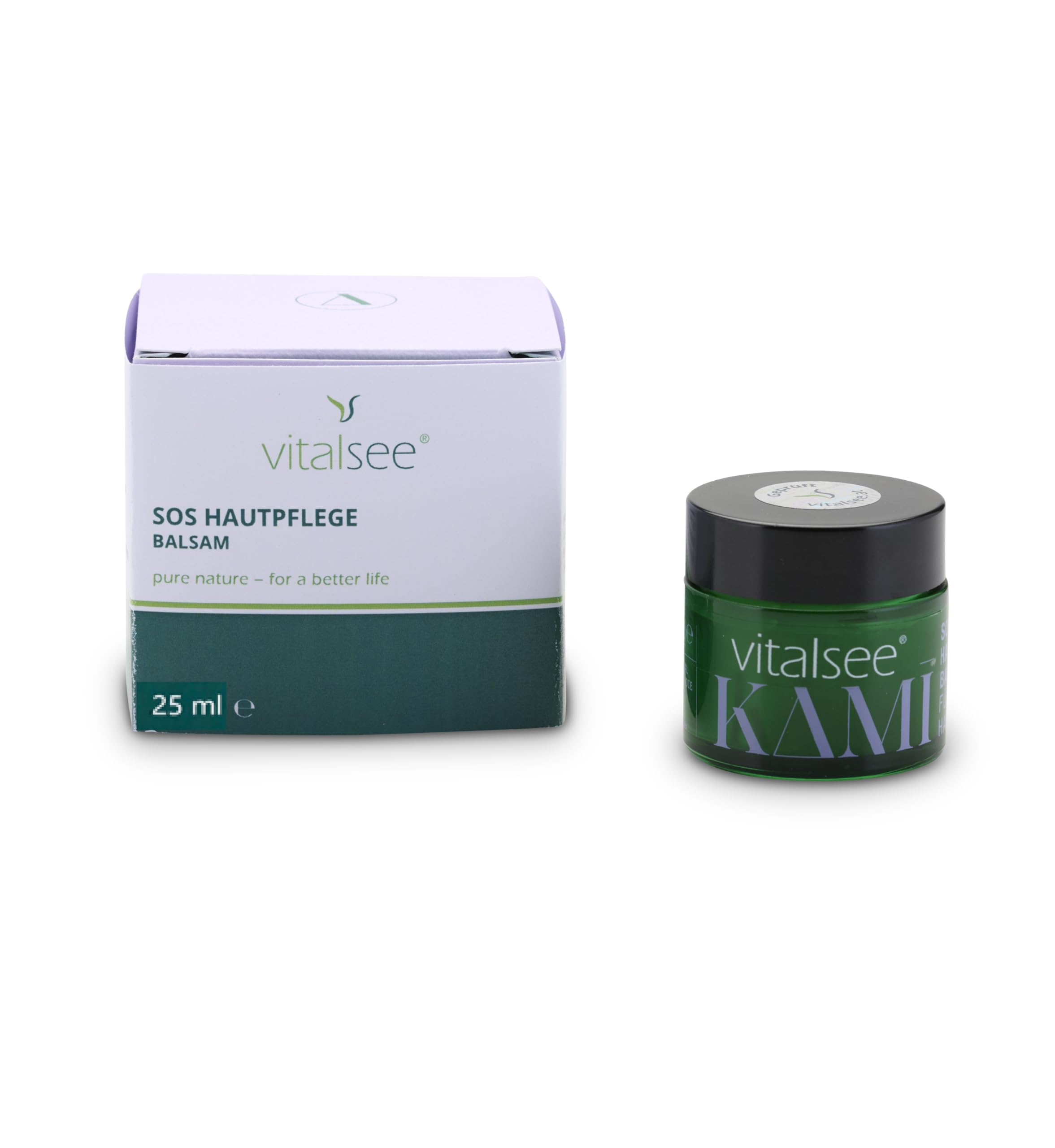 SOS Hautpflege Balsam - 100% natürlich – Wasserfrei & reichhaltig – Vielseitige Pflege für trockene Haut, Lippen & Nagelhaut – Im Tiegel
