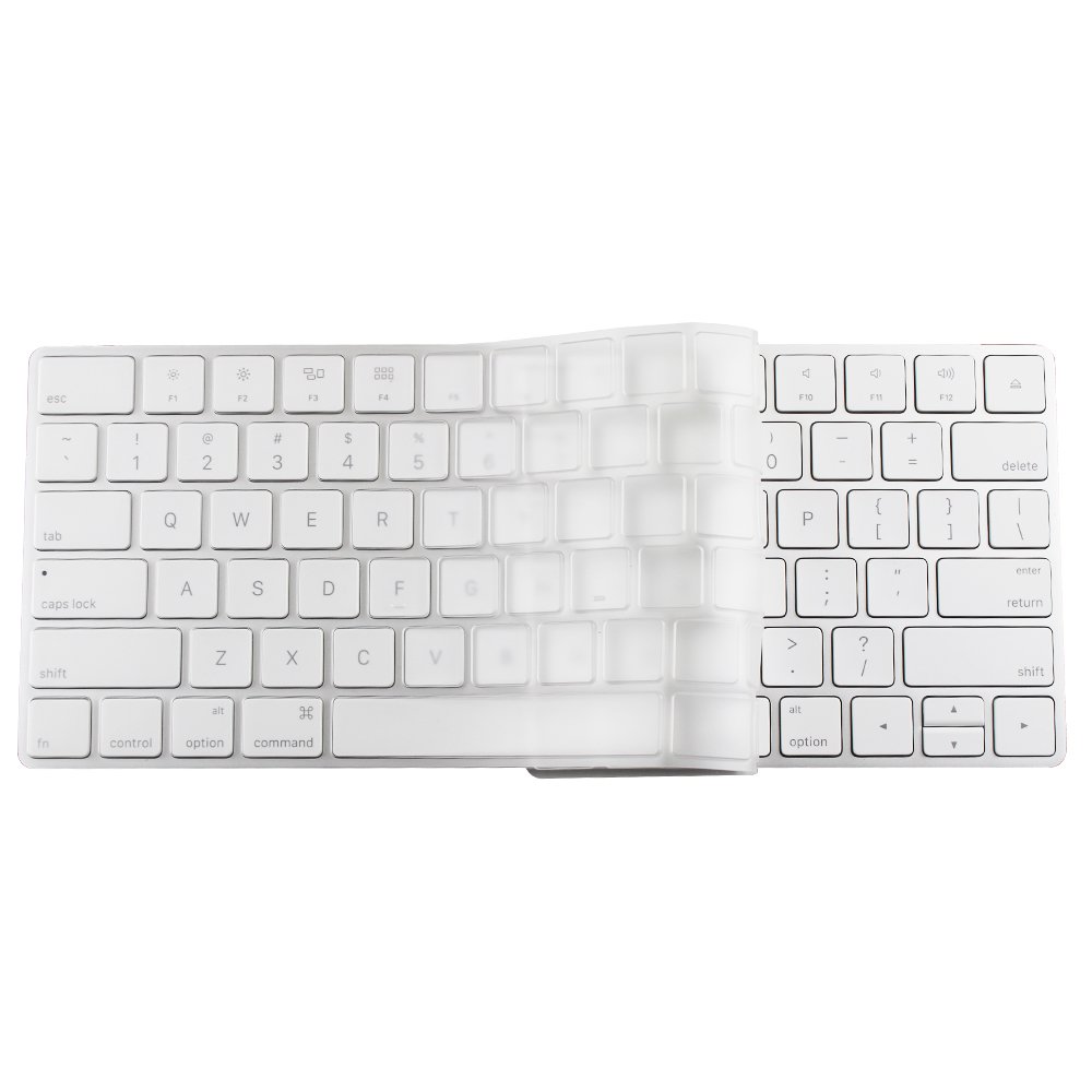 COOSKIN®2pcs Magic Keyboard Protector Skin Cover for Apple 2015 New Wireless Keyboard US Version Ultra Thin Clear Soft TPU Type