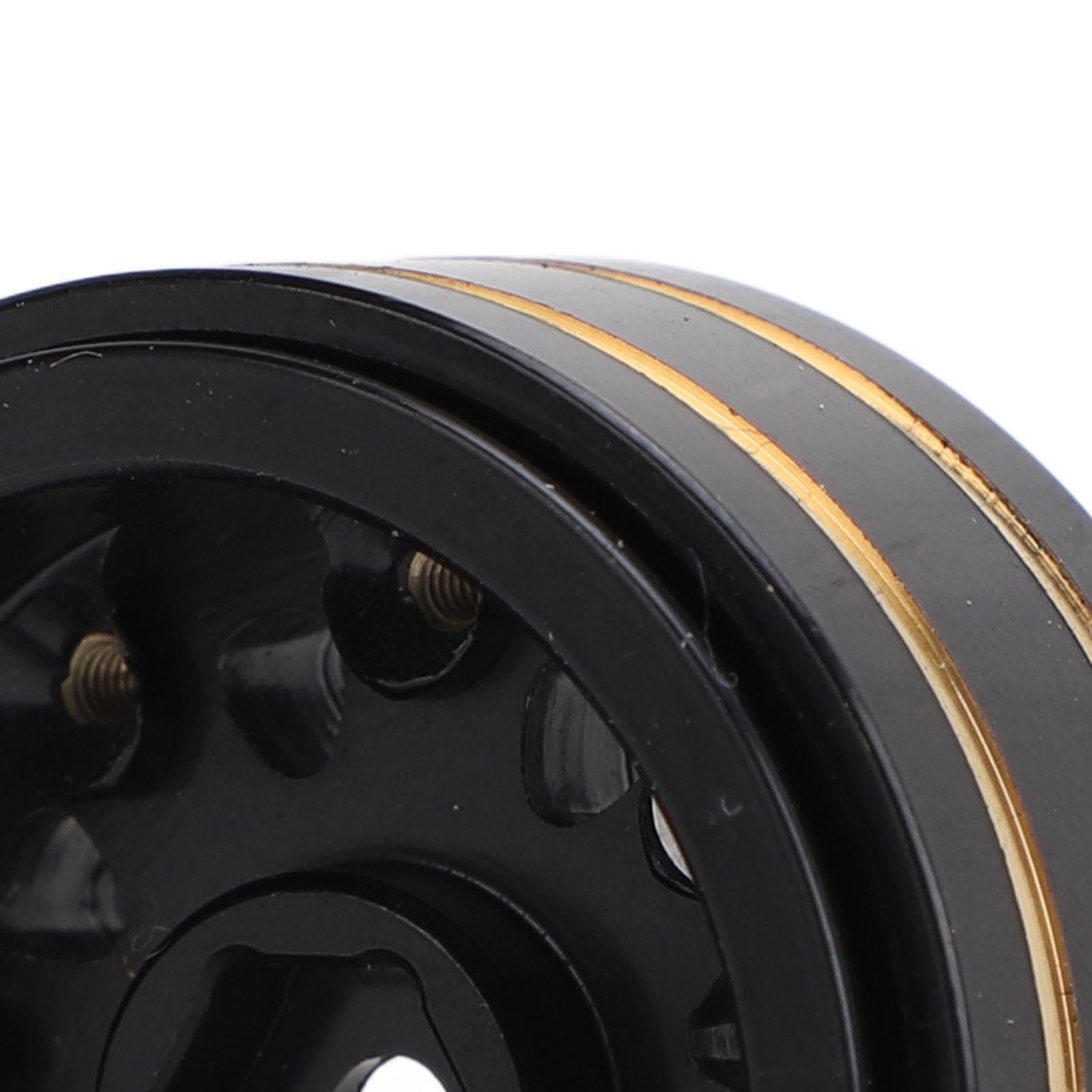 4 sztuki kół 1,2 cala Beadlock Wheels felga podwyższona stabilność mosiądz RC Crawler felga Upgrade akcesoria do samochodów 1/18 RC
