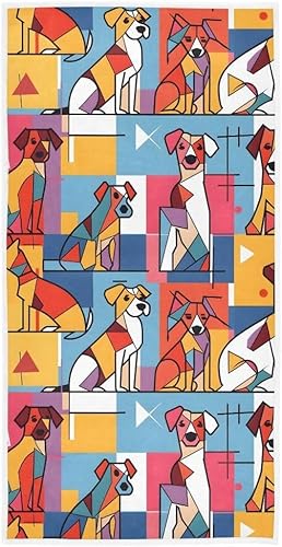 フェイスタオル 薄手 タオル 人気 おしゃれ 抗菌防臭 犬柄 いぬがら 20 速乾 子供 こども ふわふわ 耐久性 装飾