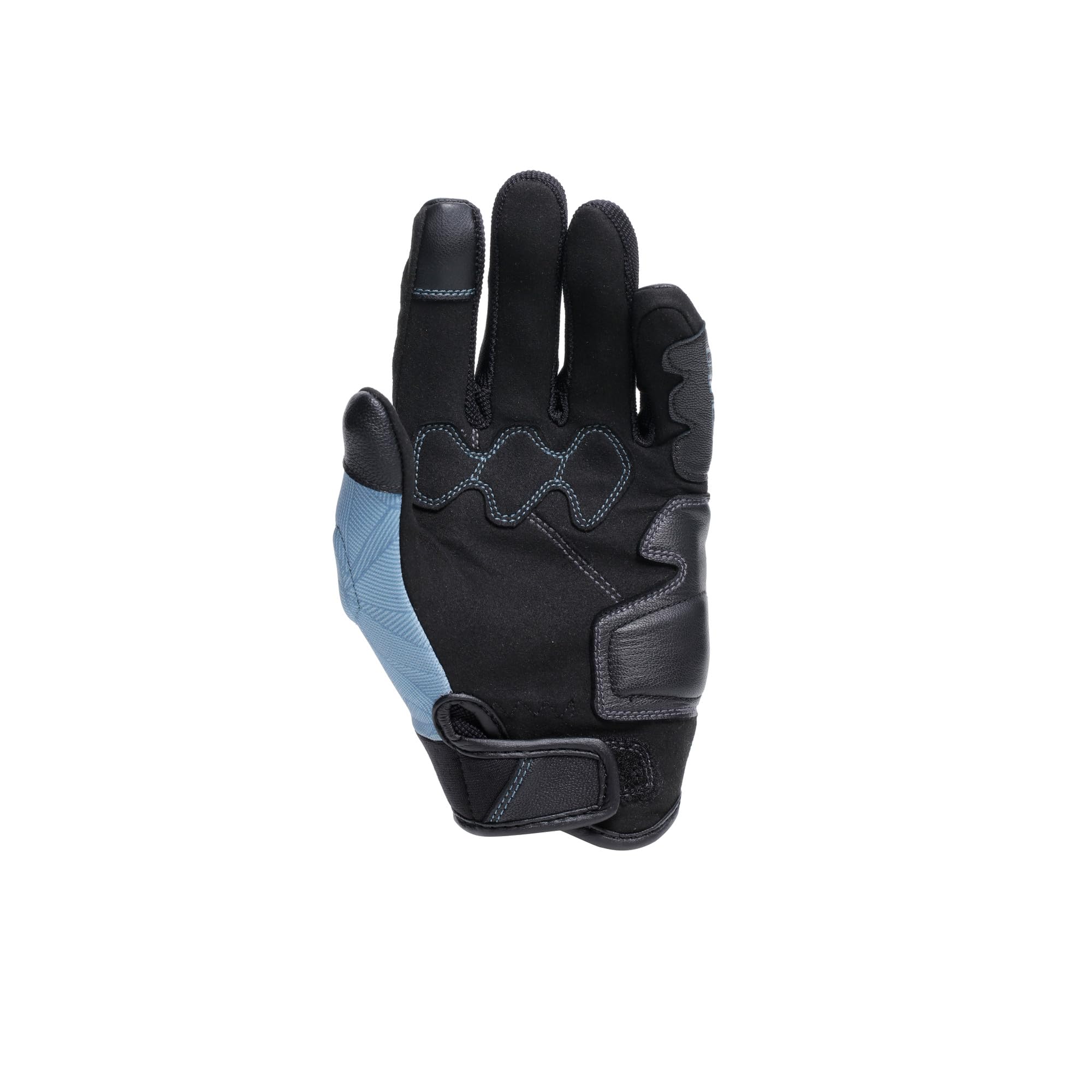 Dainese - Gants Ermex, Gants de Moto d'été pour Femme, Respirants avec Inserts en Mesh, Protections rigides des articulations, Renforts en Cuir, écran Tactile, XL, Noir et Blanc
