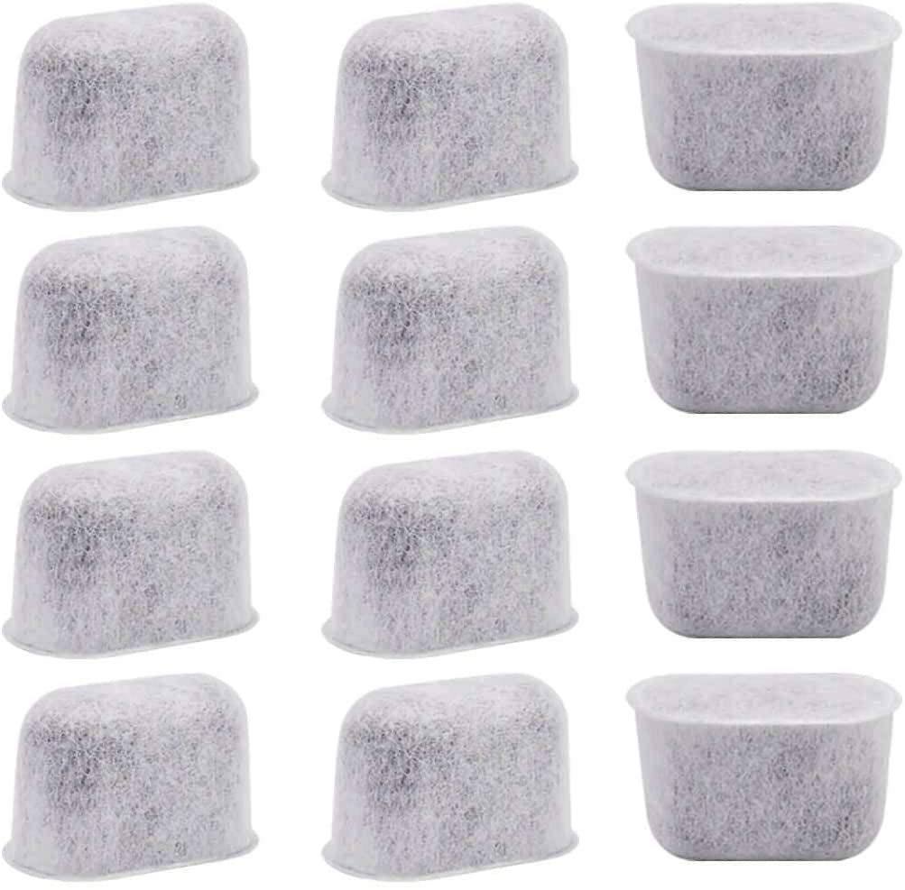 PUREUP Compatible with Cuisinart Coffee Filter Replacement Charcoal Water Filters 12pack