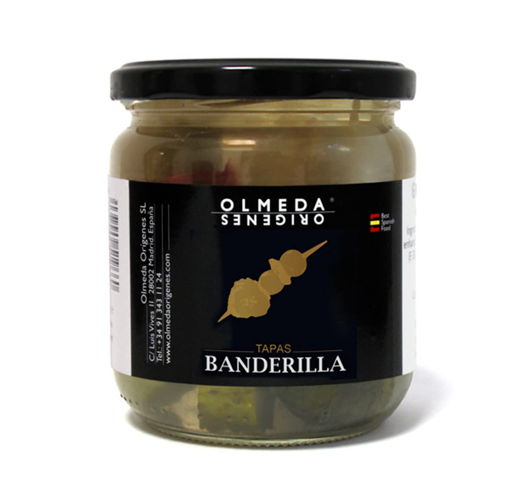OLMEDA ORÍGENES Banderillas Tapas Tarro de cristal 370 gr