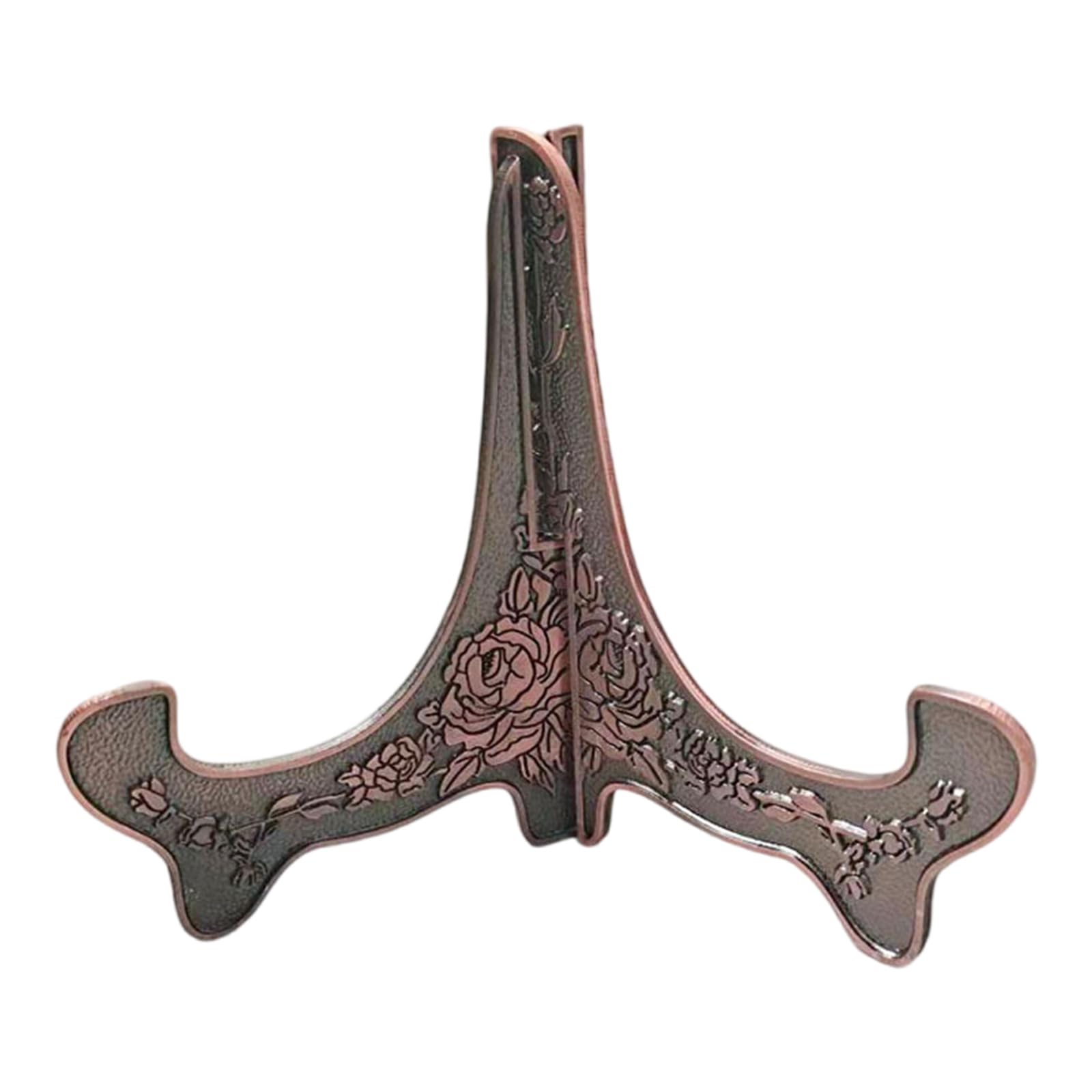 ZEPFJHE Kirsite Base Fashion Display Rack for Dishes and Collectibles Supporting 20Cm to 22Cm Diameter Items Art Exhibition Display