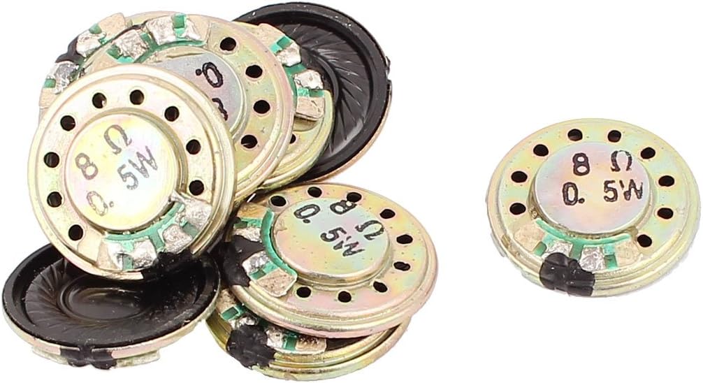 sourcing map 0.25W 8 Ohm 29mm Dia Externe Magneet Luidspreker