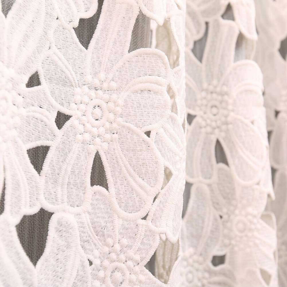 Rideaux de cuisine, rideaux d'ombrage, cantonnière de cuisine à motif rayé en mélange de coton à isolation thermique et occultant for fenêtre de campagne avec poche for petite fenêtre, salle de bain,