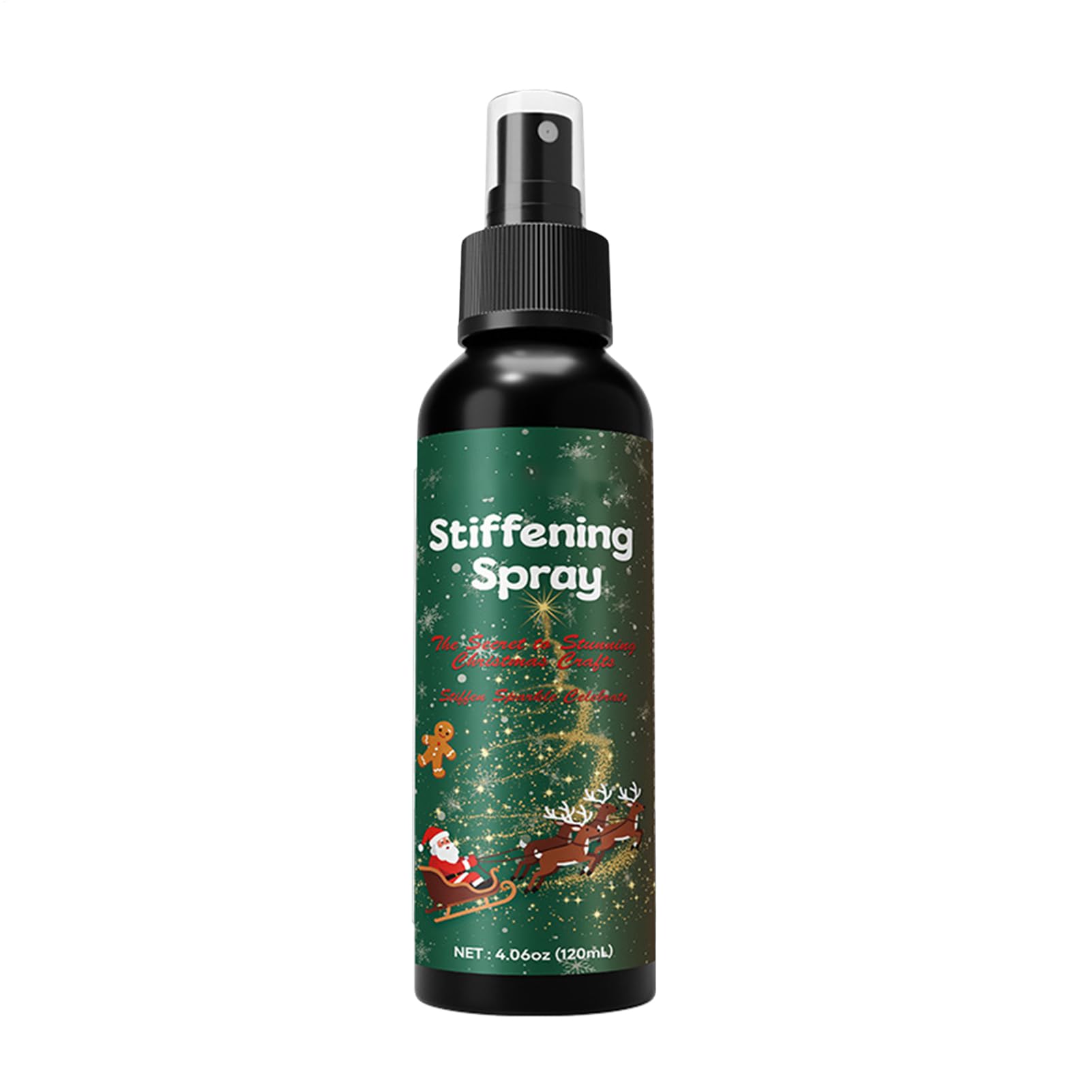 Stiffen Quick Fabric Spray, 120ml/50ml Quick Drying Christmas Stiffening Fabric Spray, Temporary Adhesive Sprays For Fabrics, Waterproof Fabrics Sprays Glue For Craft Holiday Party Home Clothes