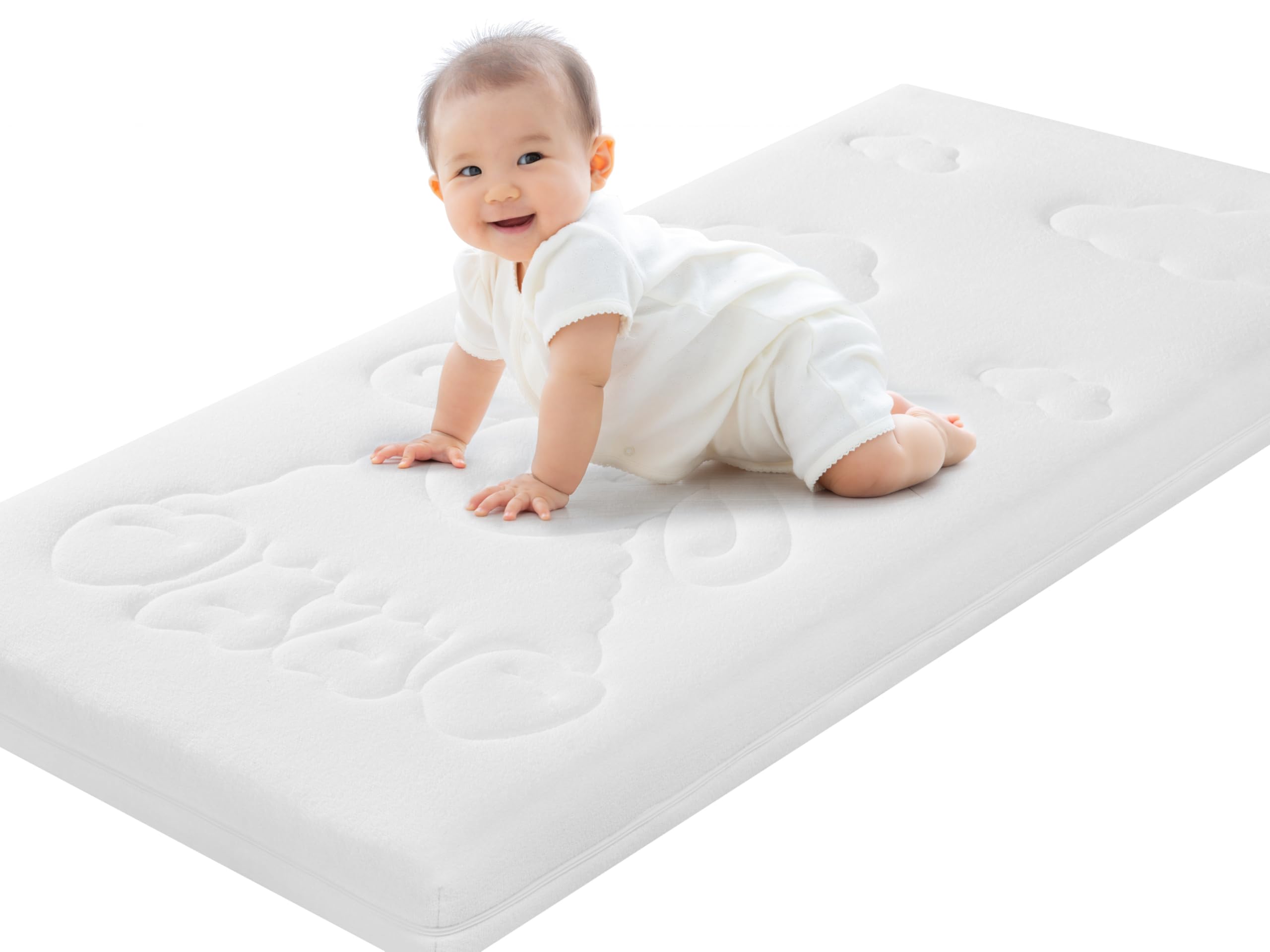 Traumnacht Baby-/Junior Duo Premium Kindermatratze Air Active, mit hautfreundlichem und saugstarkem Frotteebezug, 60 x 120 cm, Öko-Tex zertifiziert, produziert nach deutschem Qualitätsstandard