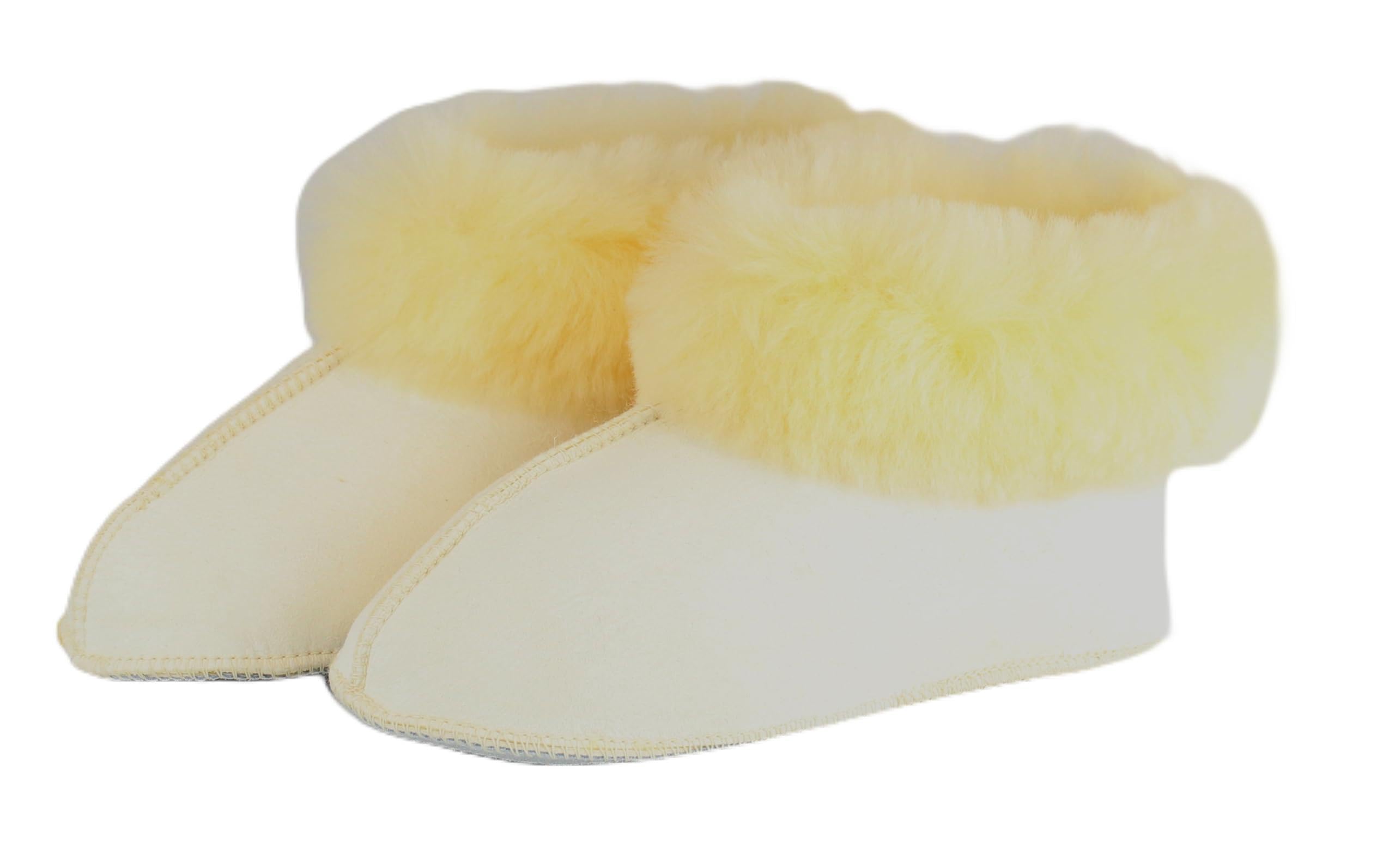 Schöne, 100% echte Lammfellschuhe aus deutscher Produktion in bester Qualität! Damen und Herren. Von Gr. 21 bis 47 als Barfussschuh, Hüttenschuh, Hausschuh und Bettschuh