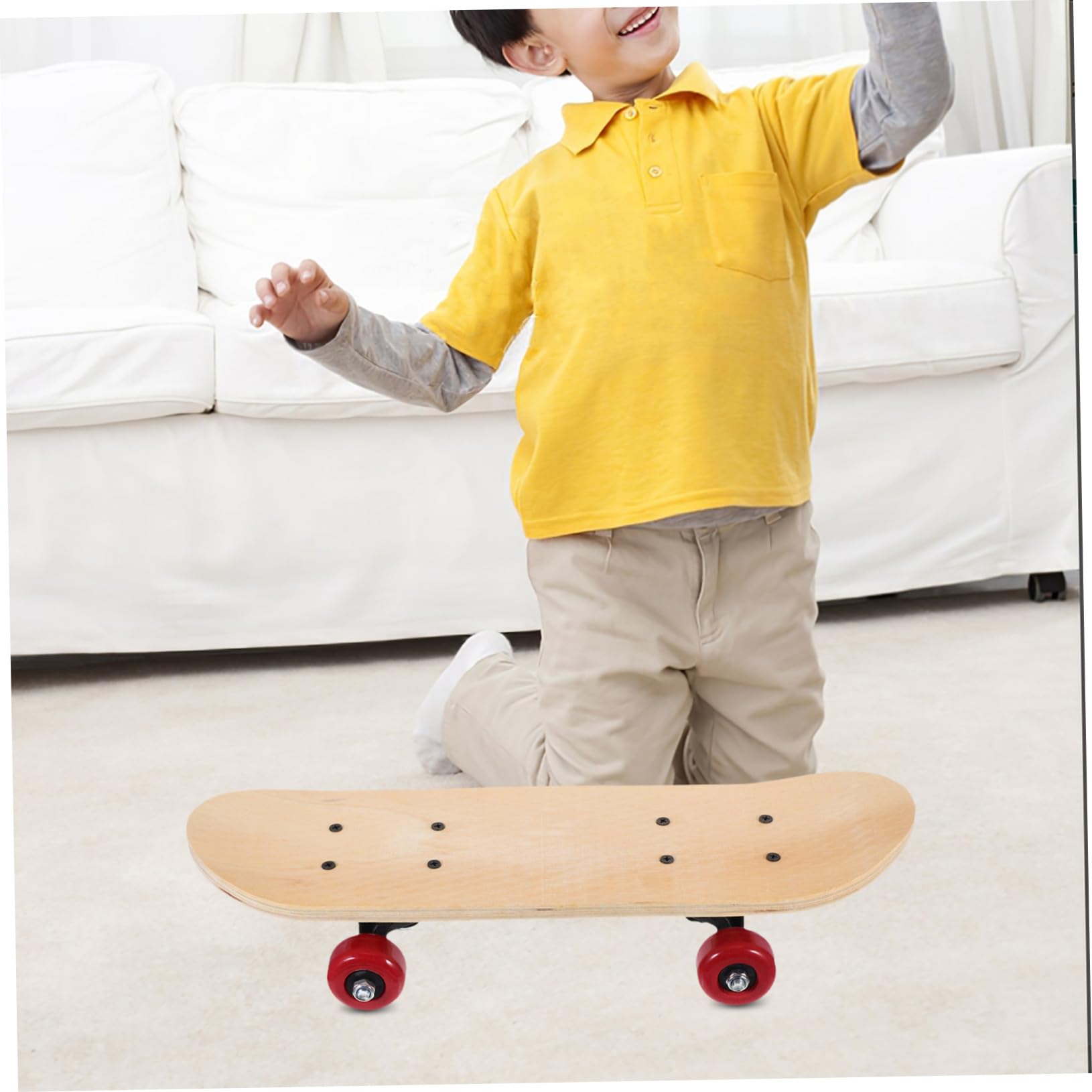 Skateboard Fai da Te per Bambini, Tavola in Acero, Festa Scuola Decor