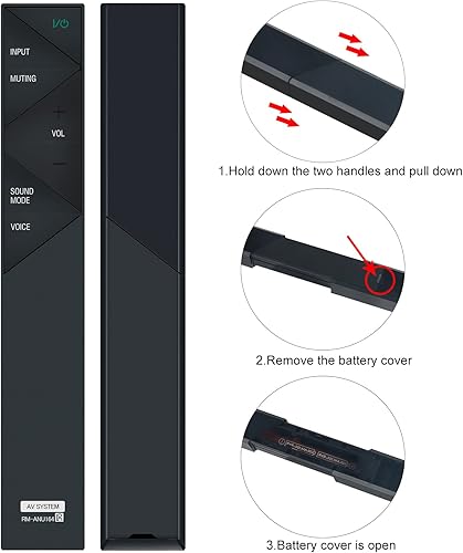 Miniatura 2 de RM-ANU164 AIDITIYMI Nuevo control remoto de repuesto para sistema de altavoces Sony SS-ST3 EZW-RT50 HT-ST3 SA-ST7 SA-WST7 SA-WST3 HT-ST7