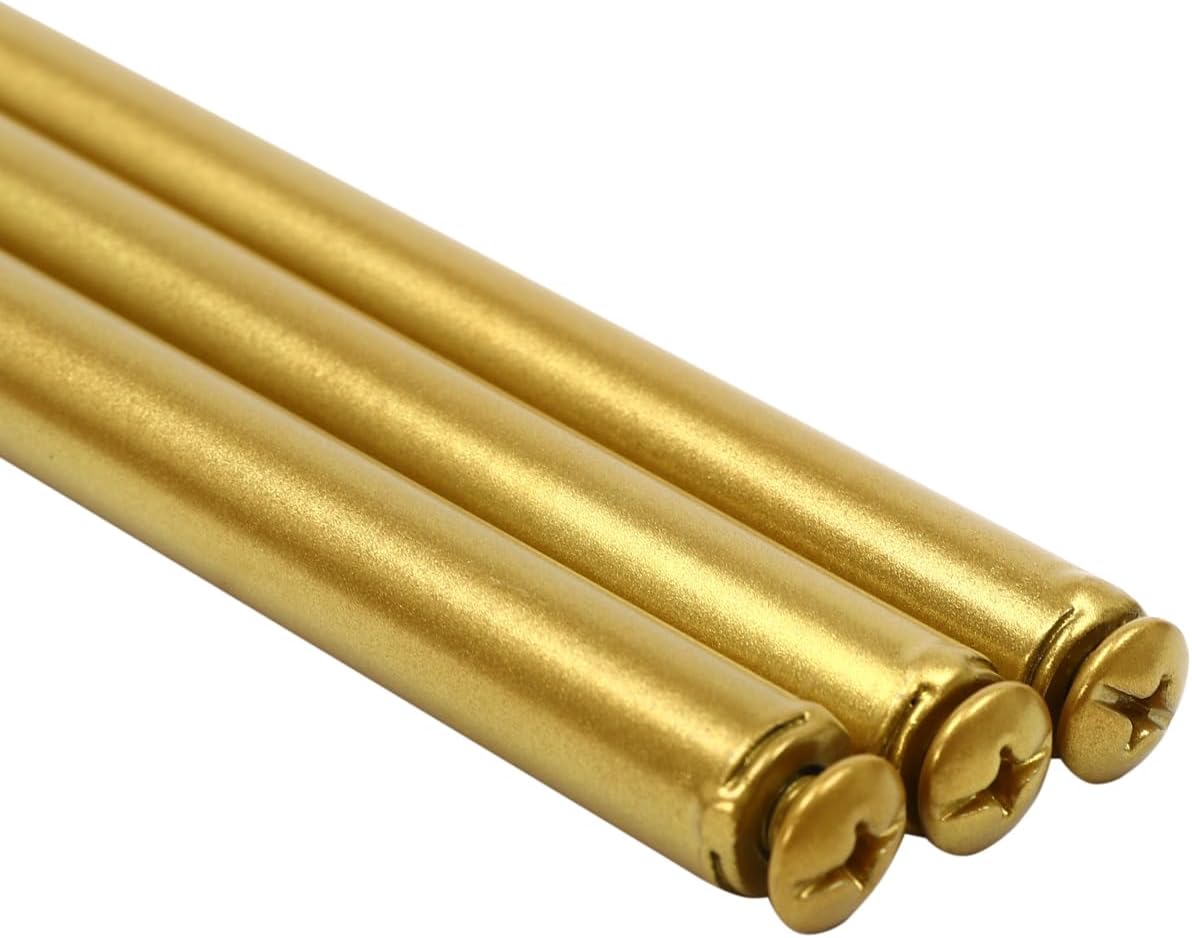 6pcs Gold Flower Vase, Carbon Steel Road Lead Centerpiece Vase, Flower Display Stand, Wedding Centerpieces Party Table Decor, Decorative Flower Stand (7.87 * 31.5in)