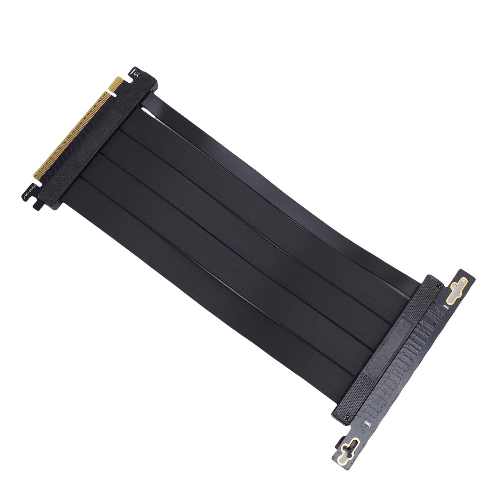 PCIe 5.0 Cables Ascendentes, Enchufe de Protector de Cable y Prueba Futura para Futuras Pruebas para GPU Gen 5, Diseño Segmentado por Cable de Extensión de la Tarjeta Elevadora,
