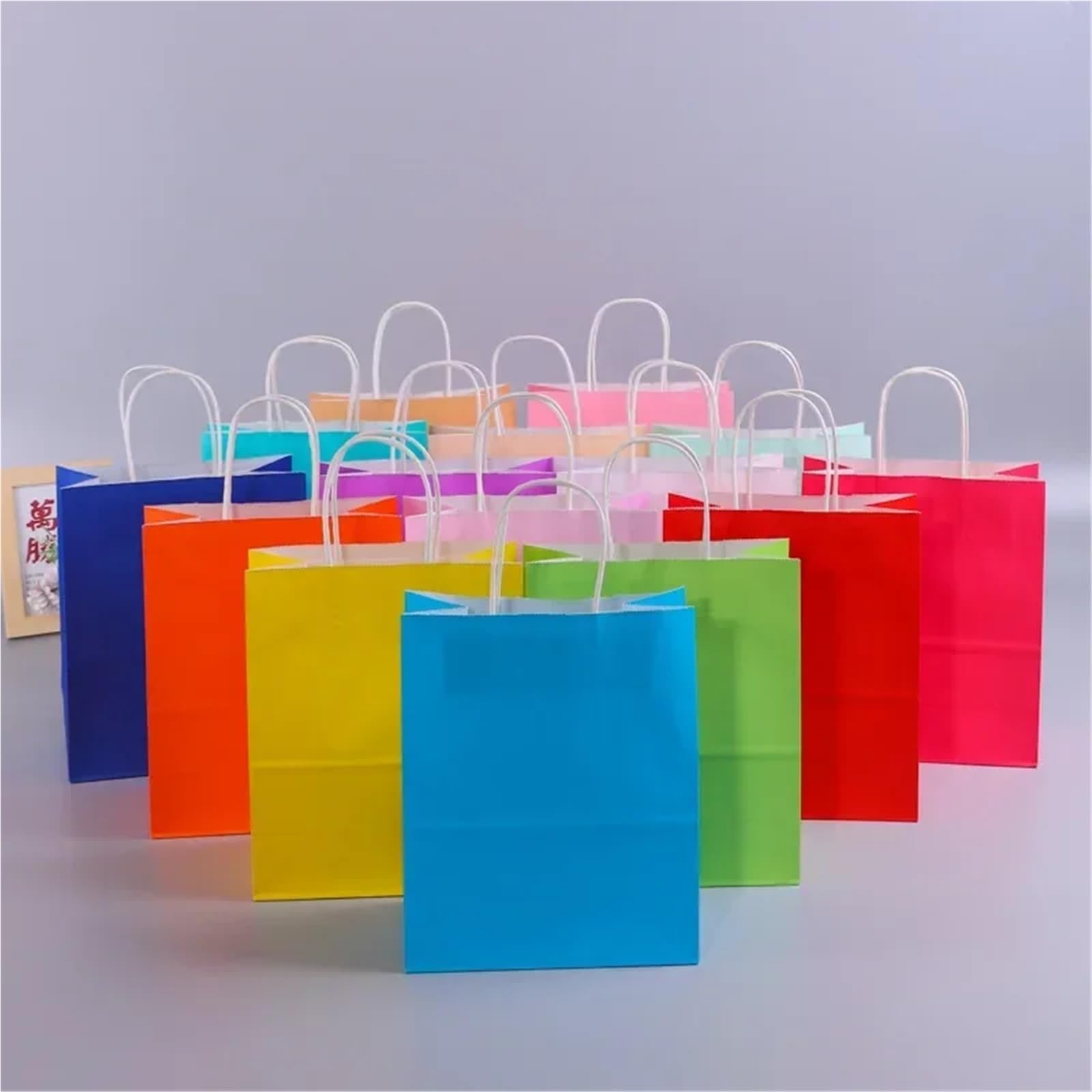 Bolsas De Papel Kraft Con Asas Para Compras