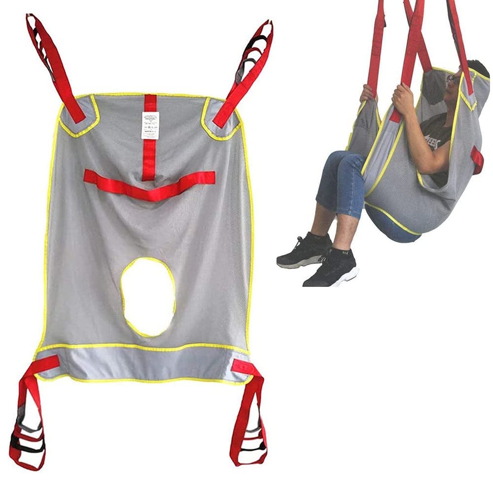 Sollevamento per anziani, imbracatura per pazienti a corpo intero, imbracatura per sollevamento paziente, amaca di trasferimento da bagno per anziani, uso domestico bariatrico e disabili, grande