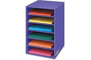 Bankers Box Classroom 6 Shelf Organizer for 12x18 Paper Storage