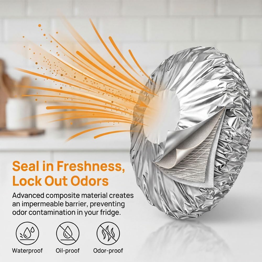 Aluminum Foil Insulation Cover, Elastic Foil Food Covers for Kitchen, Reusable Heat-Retaining Aluminium Food Covers, 110℃ Heat Resistant Elastic Lids for Kitchen, Picnic Restaurant (200Pcs)