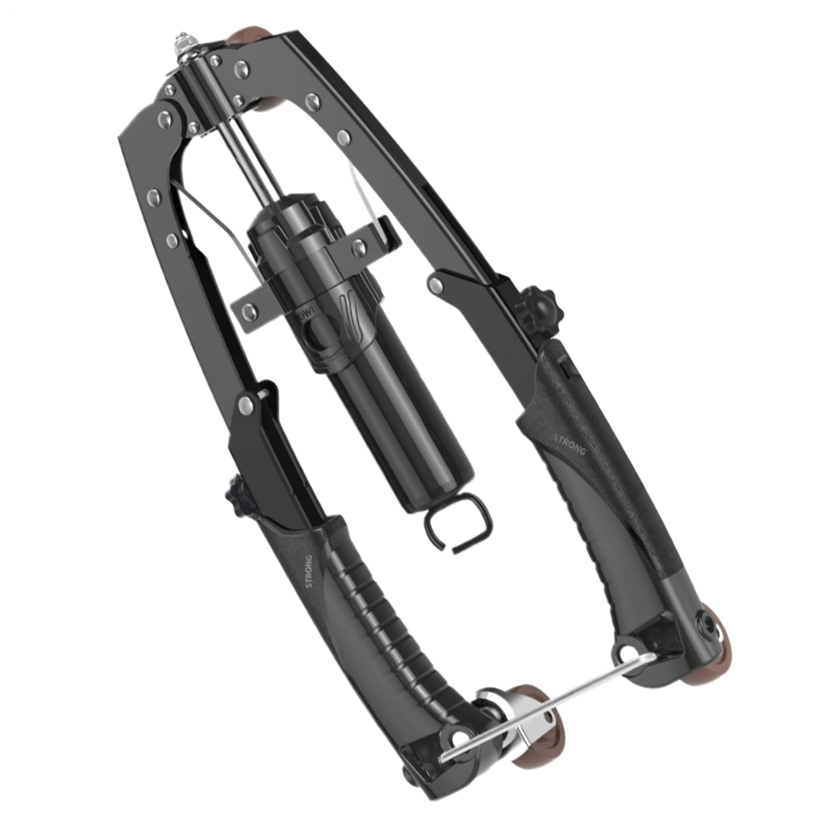 ARM -Trainer für Männer, Brust -Training für Männer Home Fitnessstudio Back | Einstellbar 22-440 lbs Hydraulikwiderstand, Expander-Bauchrad für häusliche Brust für das Oberkörper-Oberkörper