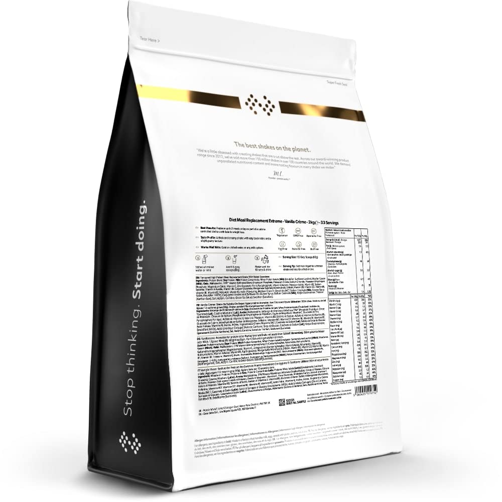 Protein Works | Diet Meal 360 - Platinum, Fraise à la Crème, 33 Repas, 2kg | Shake Substitut de Repas Diététique Avancé, Soutien Perte de Poids, Nutritionnellement Complet, 26 Vitamines & Minéraux