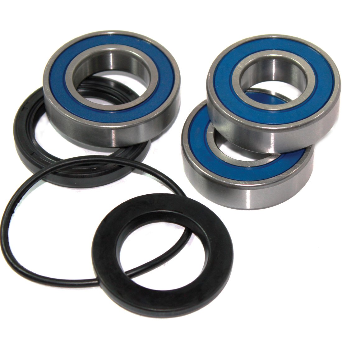 Caltric Rear Wheel Ball Bearings & Seals Kit Compatible with Kawasaki Zx-6R Ninja Zx636 Zx-636 2005 2006 2013 2014