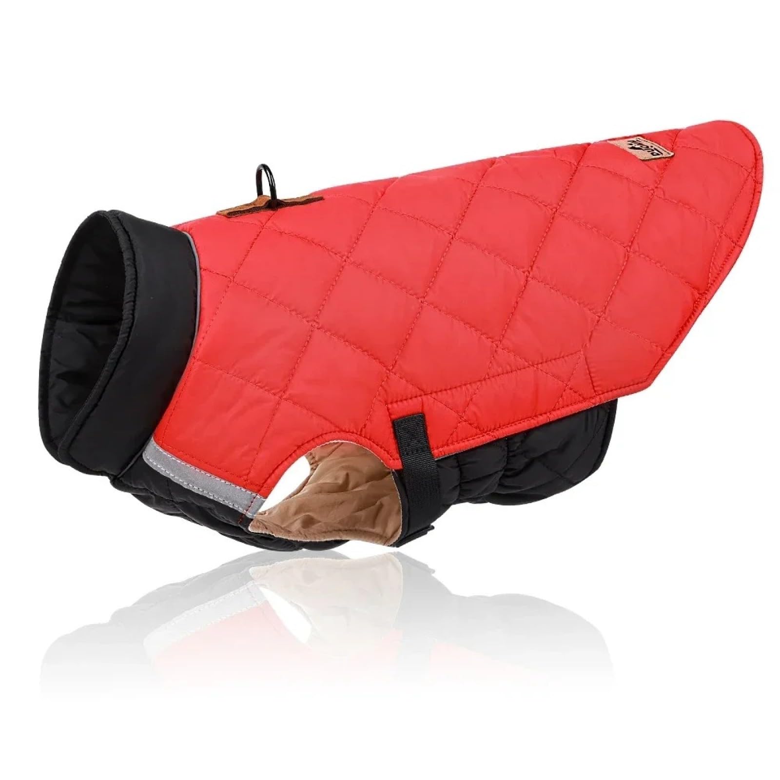 Manteau chien vent et froid avec anneau D veste rouge chaude taille L pour Husky