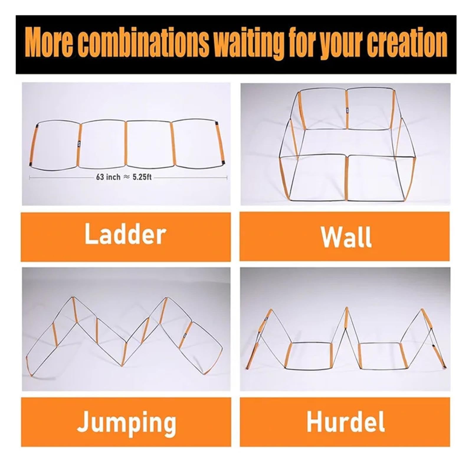 Koordinationsleiter Multifunktionale Agility-Leiter