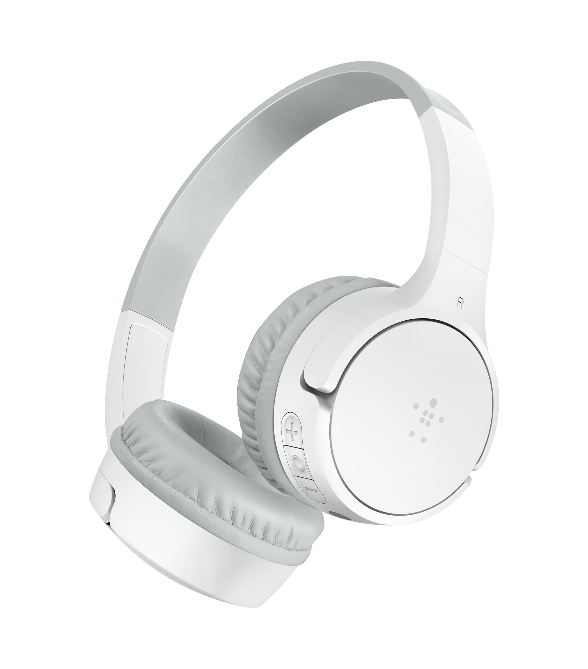 Belkin 子供用 ワイヤレスヘッドフォン SOUNDFORM Mini Bluetooth 音量制限85dB マイク付き ホワイト