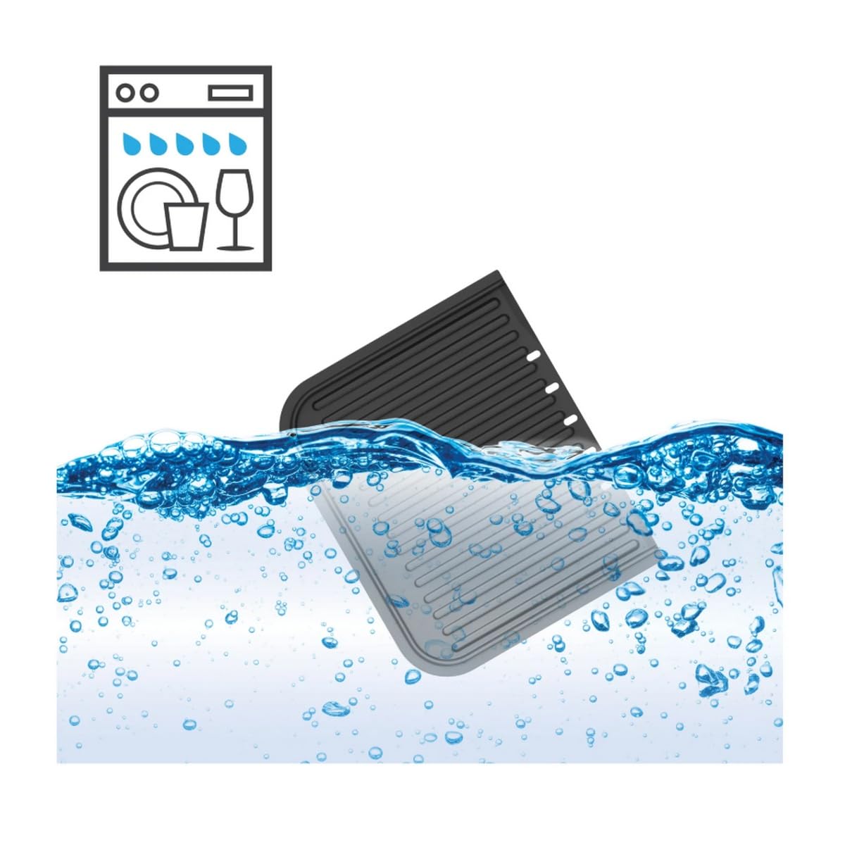 Plancha RIVIERA & BAR - QPL525 - Surface de cuisson 45,5 x 29cm - 6 a 8 personnes - 2000W