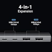 Vista 2 de UGREEN Hub USB C de 10 Gbps, 4 puertos USB 3.2 HUB con 2 USB-C 3.2 y 2 USB-A 3.2, extensor de puerto USB para MacBook Pro, MacBook Air, Acer Aspire
