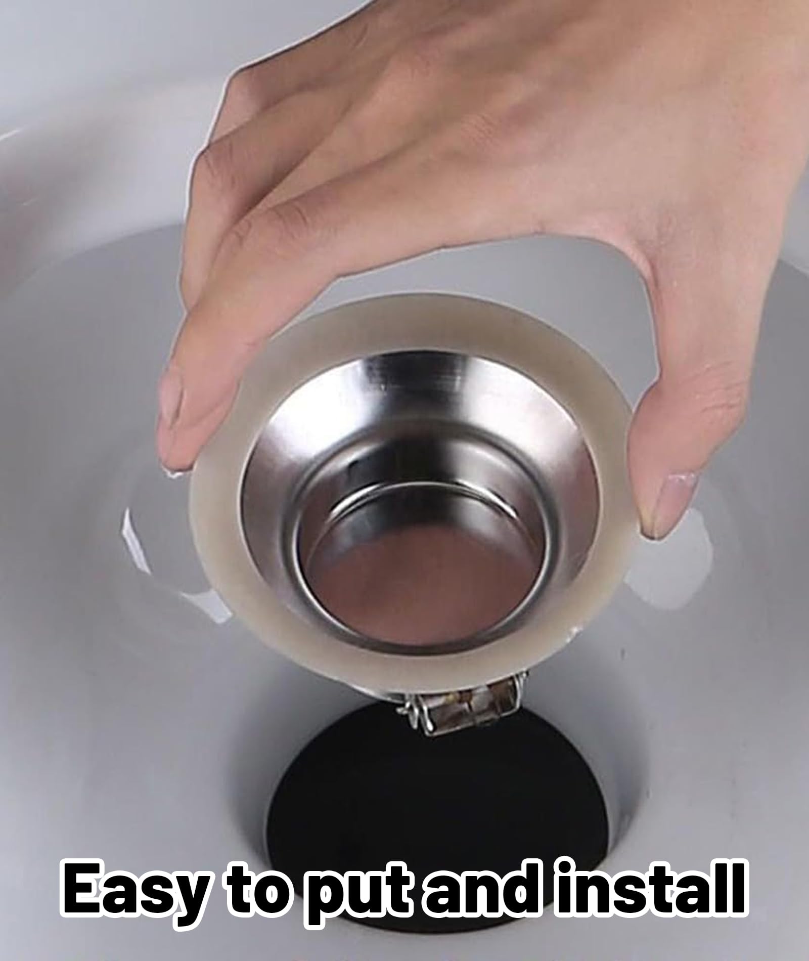 Squatting Pan Toilet Cover, Toilet Cover,Large Size Odor Stopper for Bathroom, Universal Fit for Squat Toilets, Easy Installation, 11cm x 7cm x 5cm, Silver, Clean Enthusiasts of Time 2