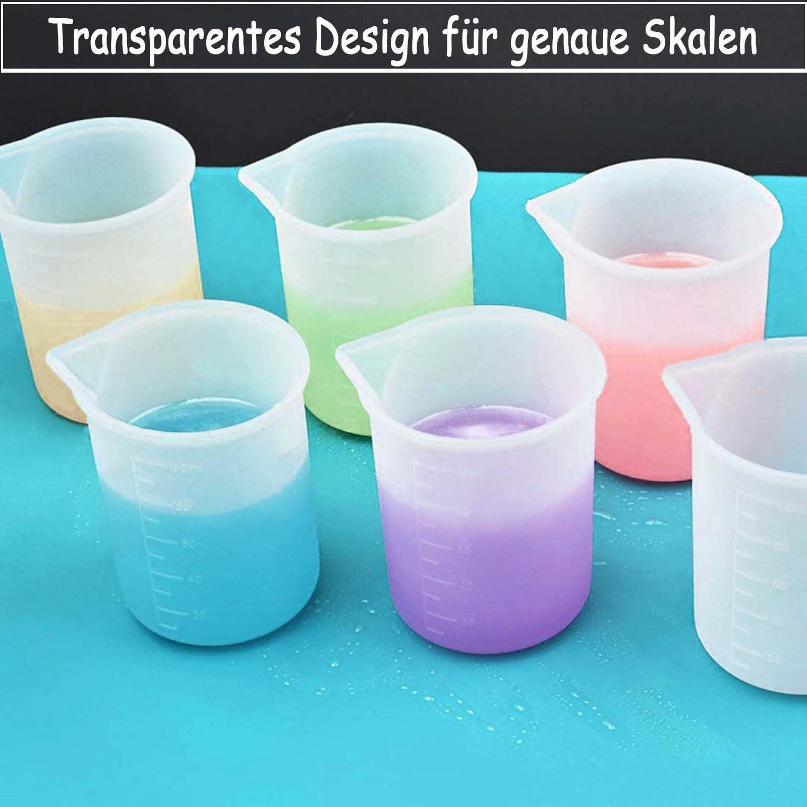 10 Stück Silikon Essbecher, 100l Silikonbecher Fü Produktbild-Vorschau 8