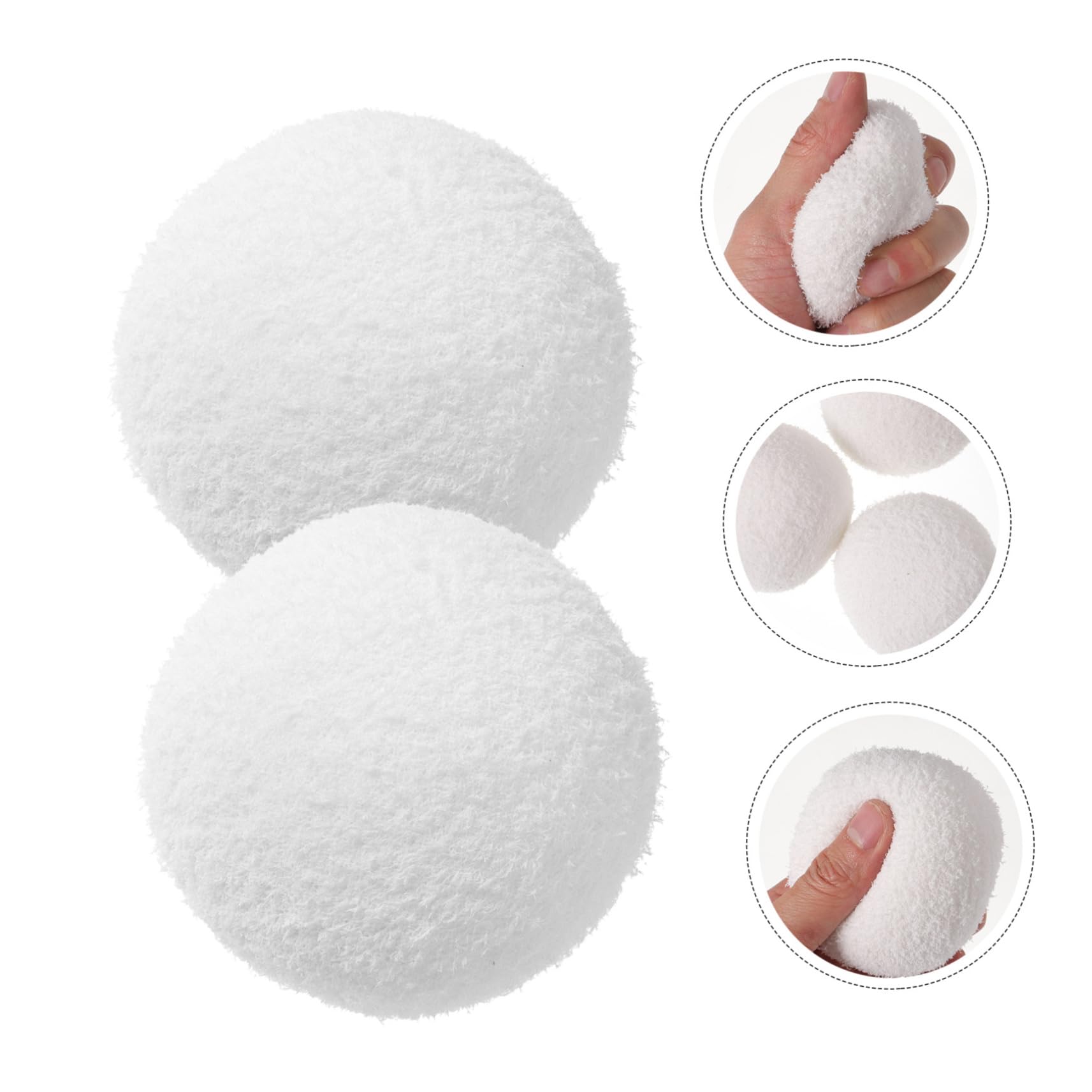 ibasenice 5 Ensembles Éponge Absorbante D'Huile Éponge Éliminatrice Boules De Piscine Éponge De Nettoyage pour Piscine Fournitures pour Aquarium Boules Filtrantes De 4 pièces * 5