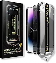 Película de Proteção com Aplicador Compatível para Iphone Anti Impacto Resistênte Transparente 3D SafeCare (15 Pro Max)