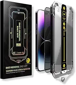 Película de Proteção com Aplicador Compatível para Iphone Anti Impacto Resistênte Transparente 3D SafeCare (15 Pro Max)