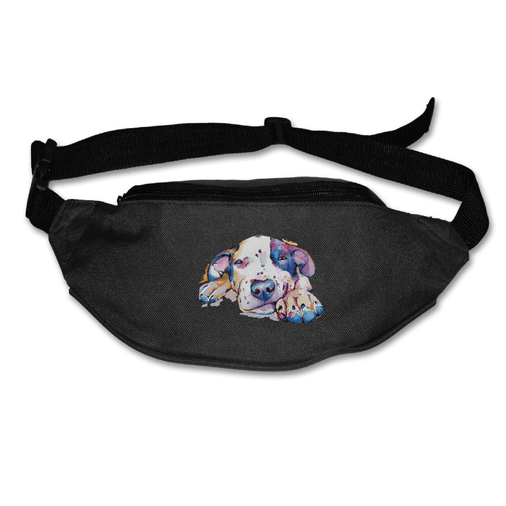 Lazy Dog Waist Bag Fanny Pack / Hip Pack Bum Bag For Man Women Sports Travel Running Hiking / Money IPhone 6 / 7 6S / 7S Plus Samsung S5 S6